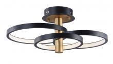 ET2 (Maxim) E24323-BKGLD - Hoopla-Semi-Flush Mount