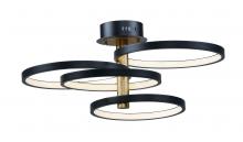 ET2 (Maxim) E24324-BKGLD - Hoopla-Multi-Light Pendant