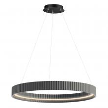 ET2 (Maxim) E25055-GY - Souffle-Ring Pendant