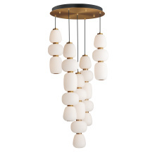ET2 (Maxim) E25169-92BKGLD - Soji-Chandelier